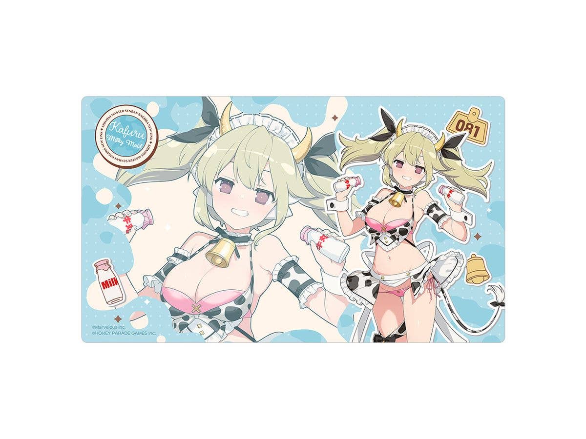 シノビマスター 閃乱カグラ NEW LINK: 描き下ろしラバーマット (華風流/ミルキーメイド)