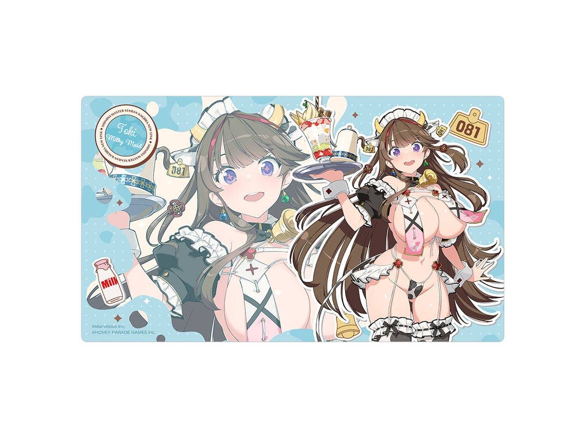 シノビマスター 閃乱カグラ NEW LINK: 描き下ろしラバーマット (鴇/ミルキーメイド)