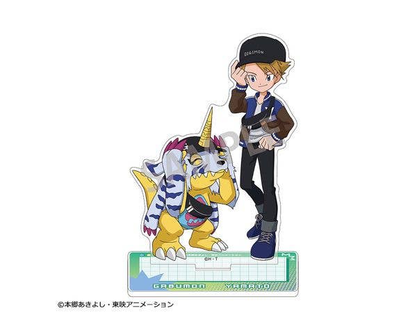デジモンアドベンチャー: アクリルスタンド 石田ヤマト & ガブモン / リンクコーデ