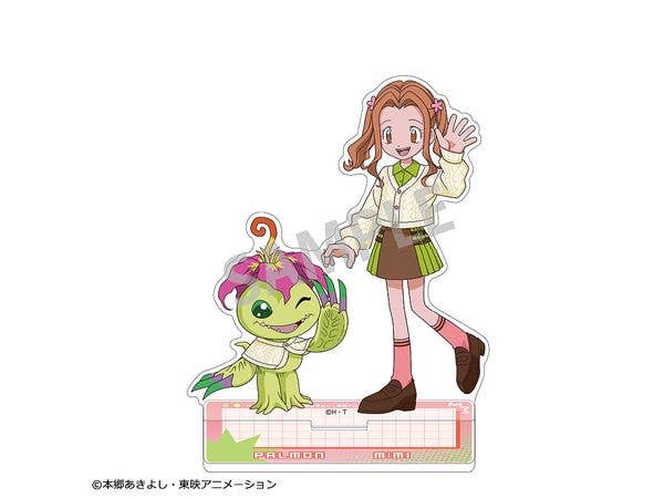 デジモンアドベンチャー: アクリルスタンド 太刀川ミミ & パルモン / リンクコーデ