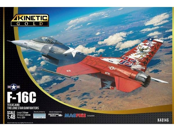 1/48 F-16C ブロック30 テキサス空軍州兵 ローンスターガンファイターズ