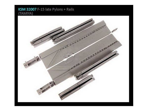 1/32 F-15 (後期型) 翼下パイロン & ランチャー (2セット入り) (タミヤ用)