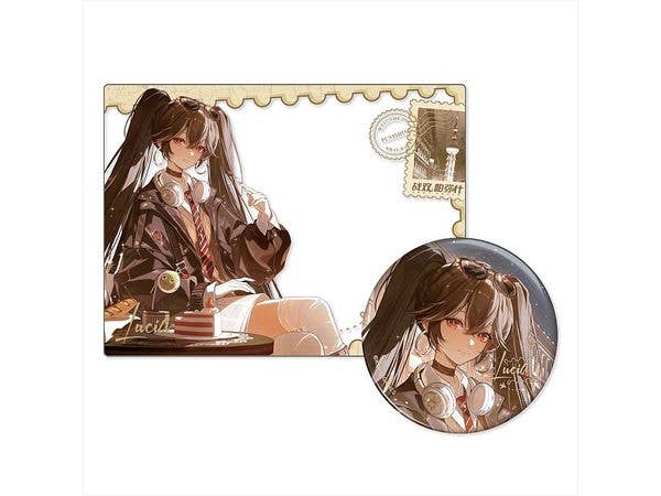 パニシング:グレイレイヴン: 6周年記念 世界巡り旅記 シリーズ バッジ & クリアカードセット ルシア