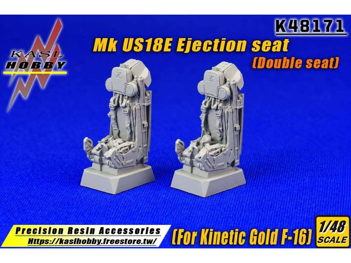 1/48 Mk US18E 射出座席 (複座型F-16用、2個入) (キネティック用)