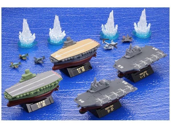 miniQ ワールドシップデフォルメ第3弾 幻の空母・信濃と航空機搭載護衛艦編 1Box 8pcs