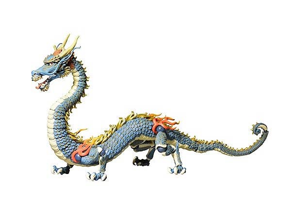 タケヤ式自在置物 龍 着色