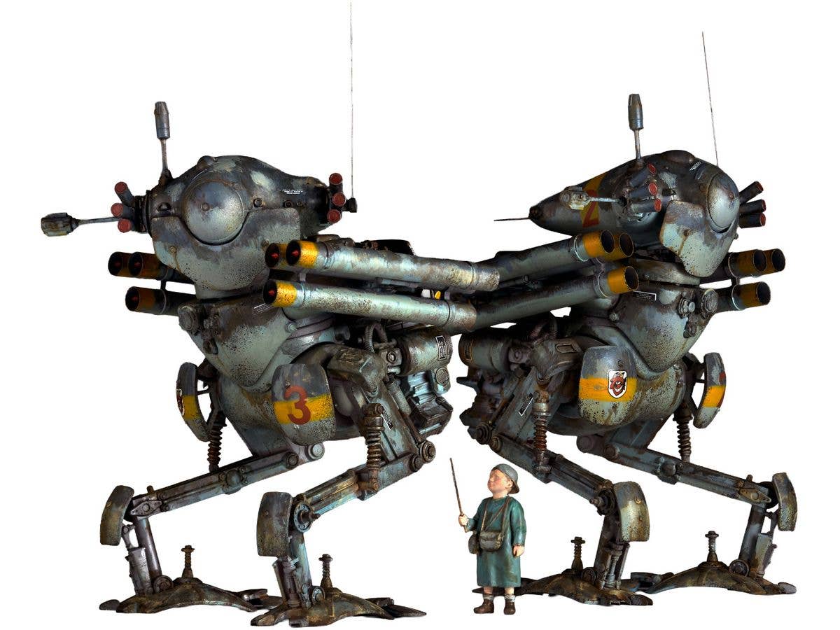 1/35 ARTPLA マシーネンクリーガー 陸戦ガンス(2機セット)&エディ・アムゼル