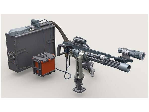 M134D 4,000rd弾倉付きミニガン 基本セット #1