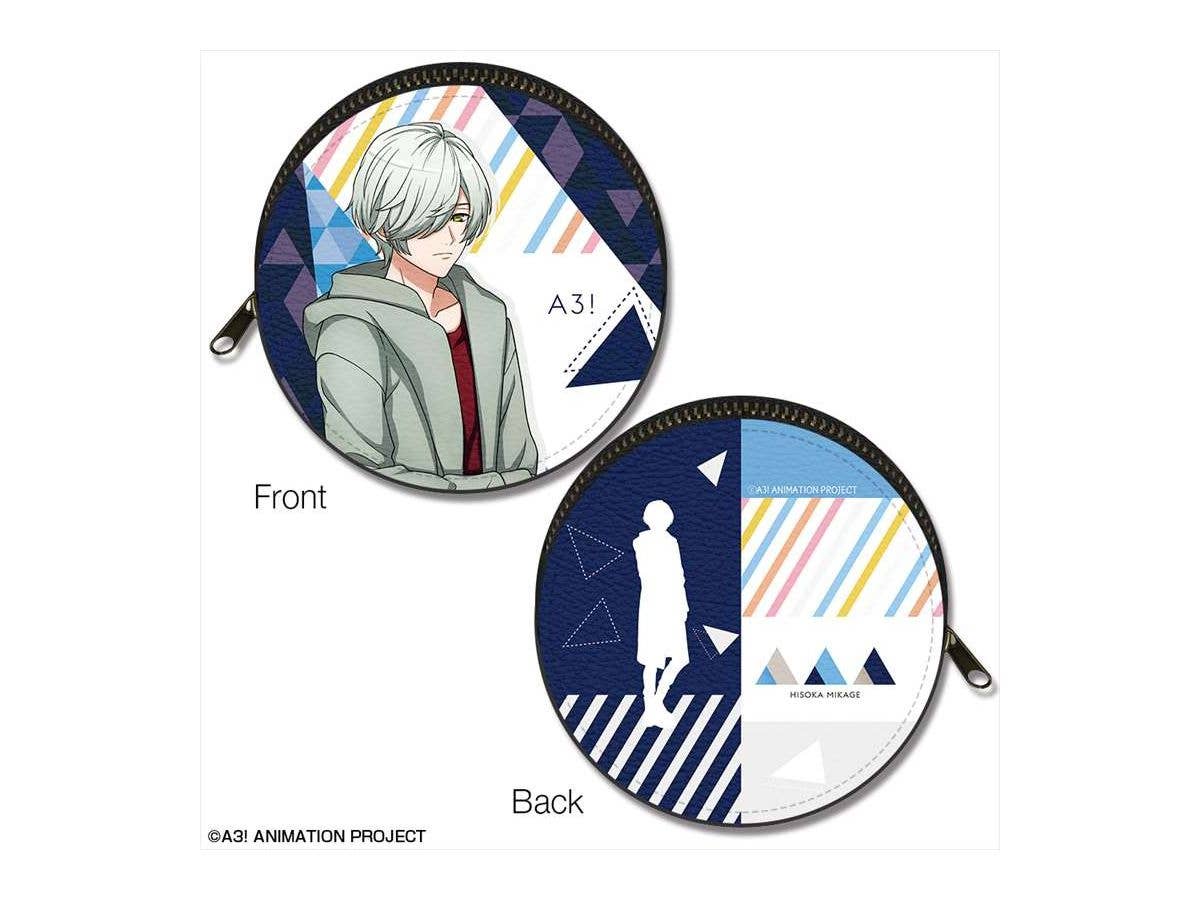 アニメ A3! まるっとレザーケース 冬組 デザイン 03 (御影密)