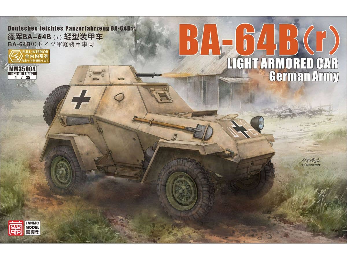 1/35 ドイツ軍 BA-64B(r) 軽装甲車w/フルインテリア