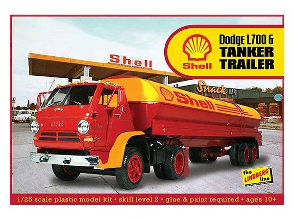 1/25 ダッジ L700 セミトラクター&シェルタンカー トレーラーセット