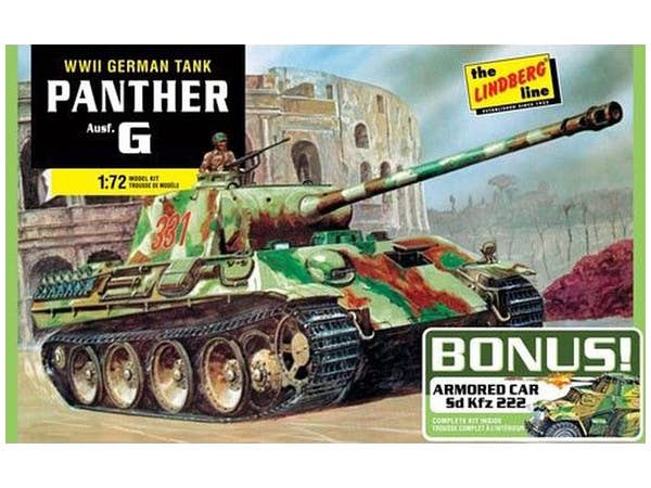 1/72 WW.II ドイツ軍 パンターG型(ボーナスパック:Sd.Kfz.222付属)