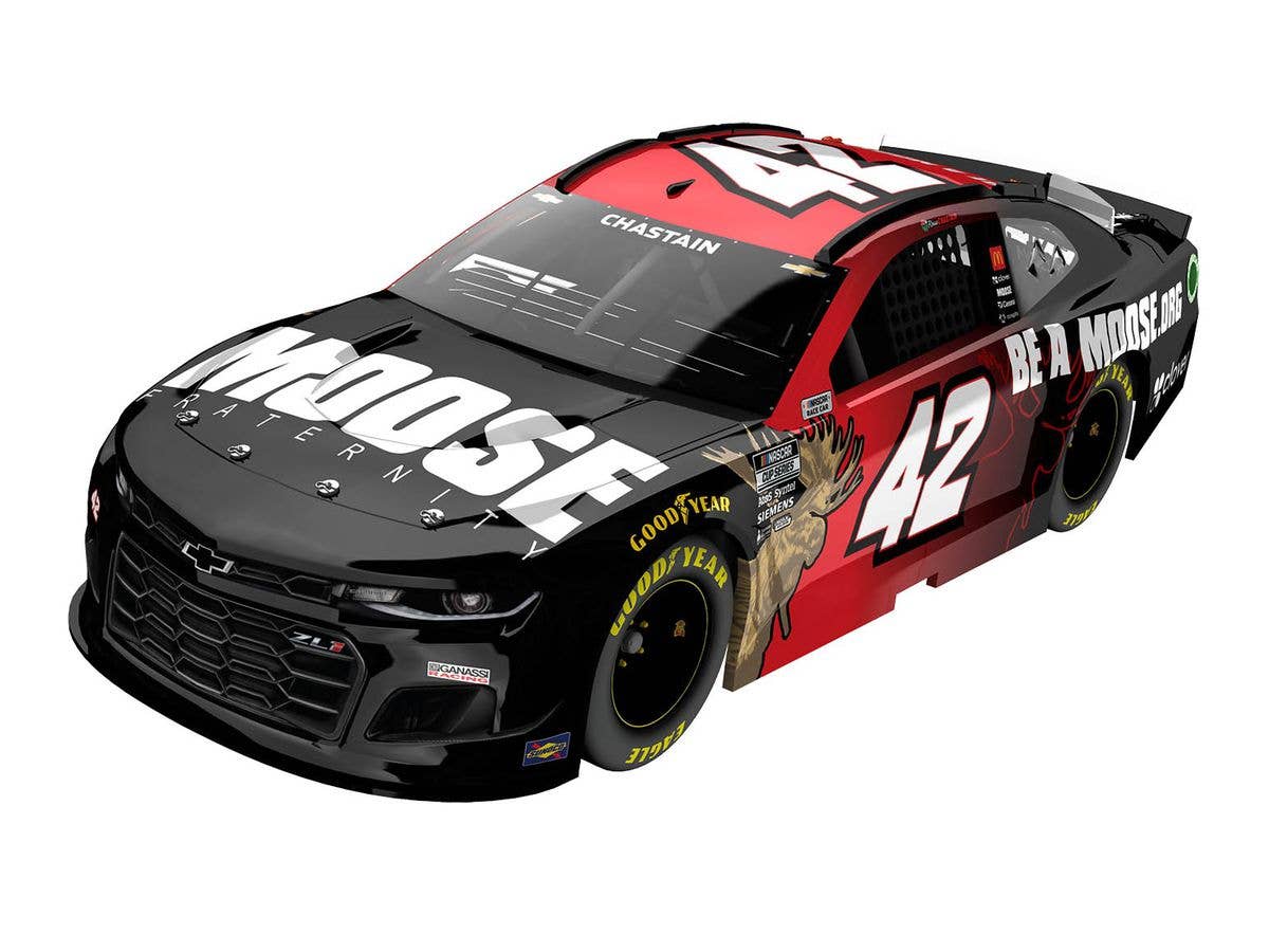 1/64 ロス・チャステイン #42 ザ・ムース・フラタニティ シボレー カマロ NASCAR 2021