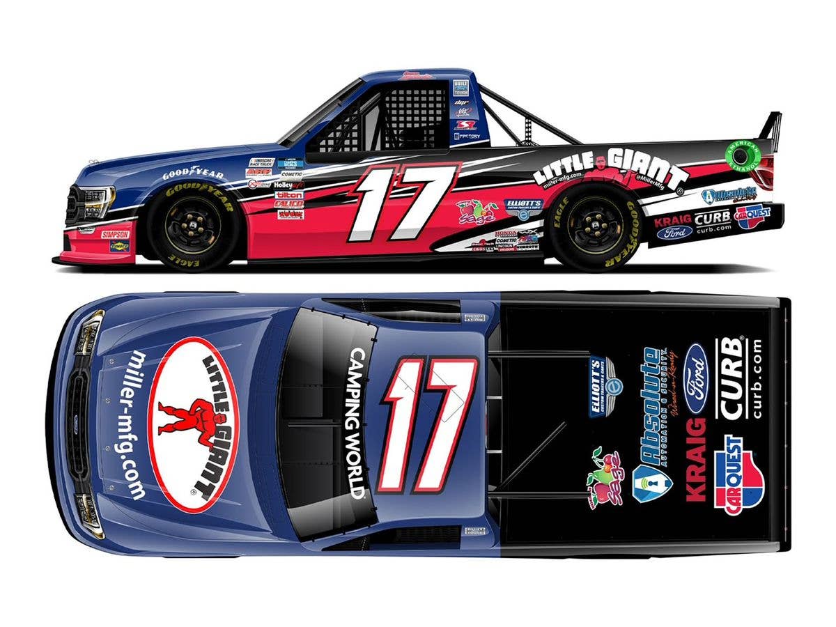 1/64 ドニー・シャッツ #17 リトルジャイアント フォードF-150 NASCAR キャンピングワールド・トラックシリーズ 2021