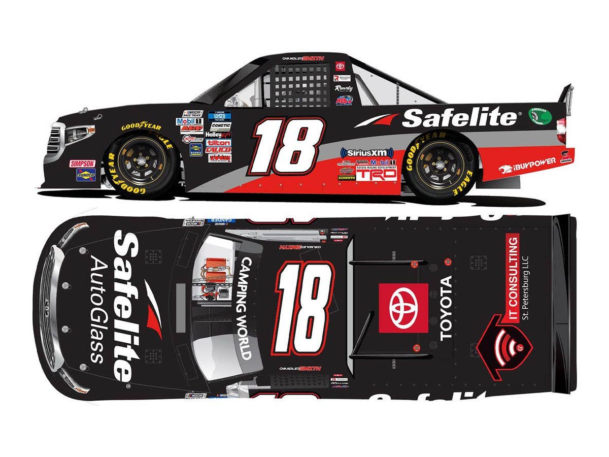 1/64 チャンドラー・スミス #18 セーフライト TOYOTA タンドラ NASCAR キャンピングワールド・トラックシリーズ 2021