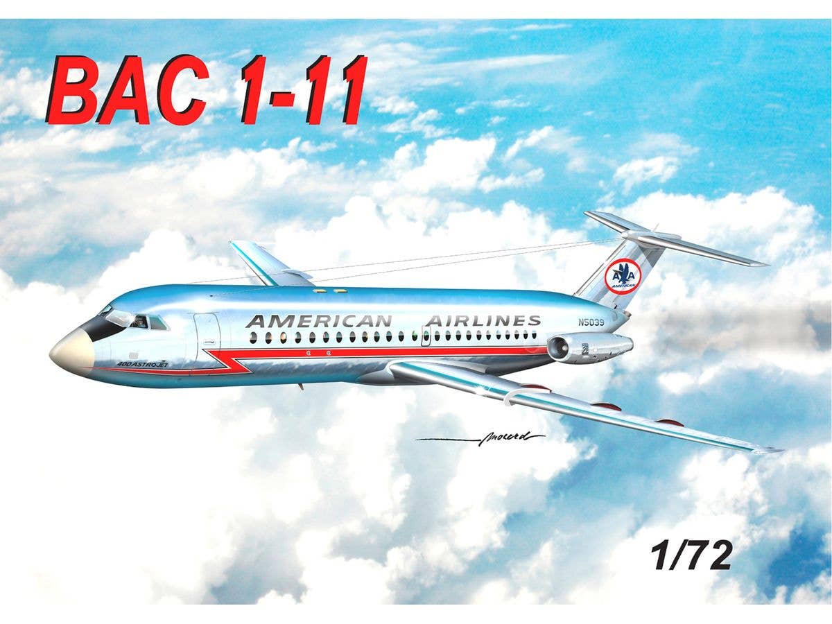 1/72 BAC 1-11 アメリカン