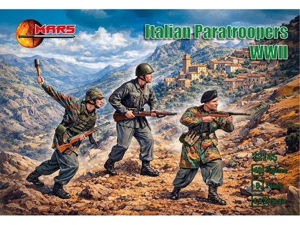 1/72 WW.II イタリア軍 空挺兵 (40体/8ポーズ)