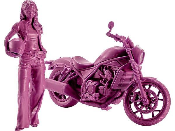 1/20 PLAMAX MF-101 Rider's portrait Honda Rebel 1100 ワインレッド