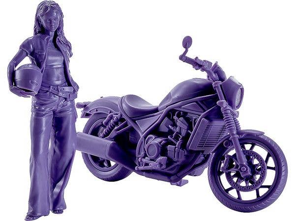 1/20 PLAMAX MF-101 Rider's portrait Honda Rebel 1100 ネイビー