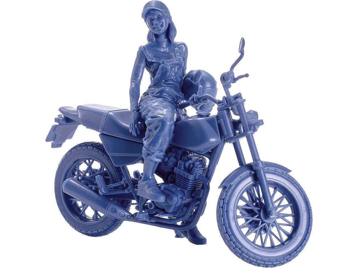 1/20 PLAMAX MF-103 Rider's portrait Honda FTR 223 ブルー