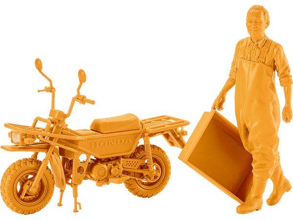1/20 PLAMAX MF-104 Rider's portrait Honda MOTRA イエロー