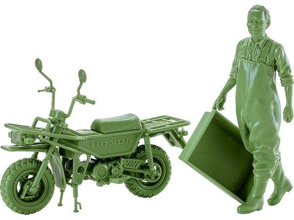 1/20 PLAMAX MF-104 Rider's portrait Honda MOTRA グリーン