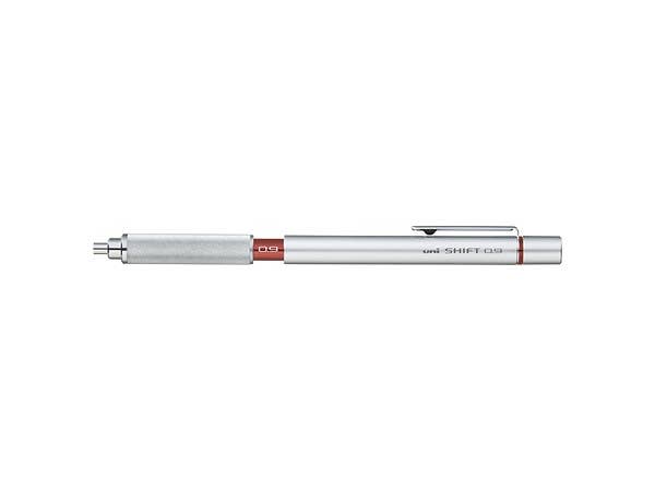 シフト シャープペンシル 0.9mm シルバー