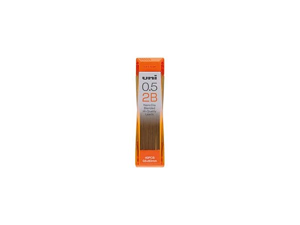 ユニ ナノダイヤ シャープペンシル替芯 0.5mm 2B