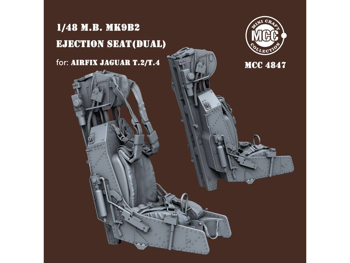 1/48 ジャギュア T.2/T.4 複座型用MB Mk9B2 射出座席 (エアフィックス用) (2個)