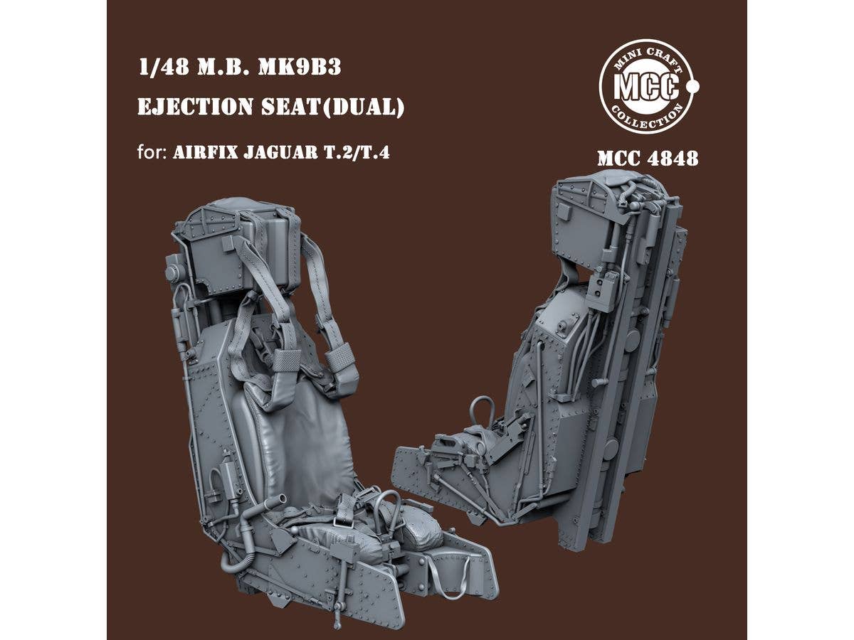 1/48 ジャギュア T.2/T.4 複座型用MB Mk9B3 射出座席 (エアフィックス用) (2個)