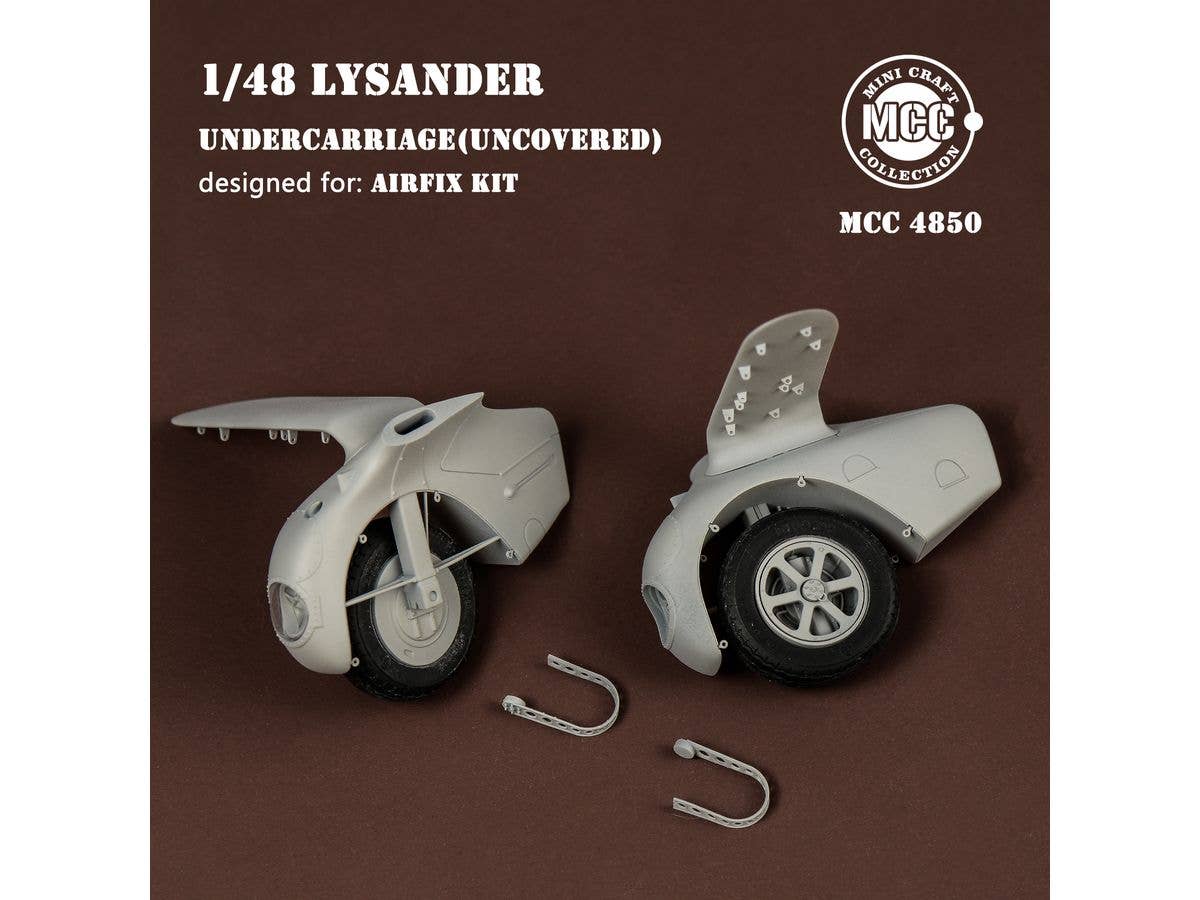 1/48 ライサンダー用着陸装置 (カバー無し) (エアフィックス用)