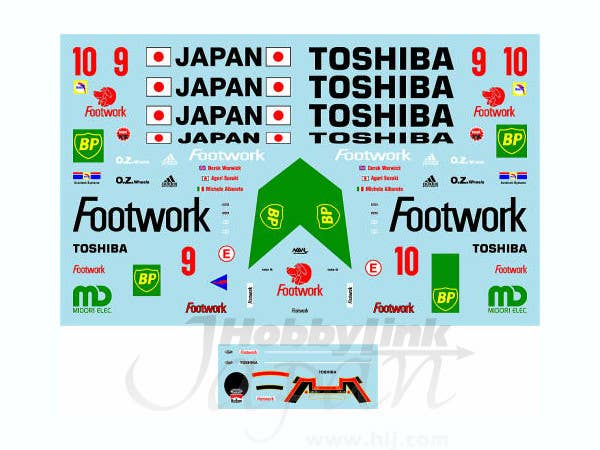 1/20 フットワーク FA13B & 14