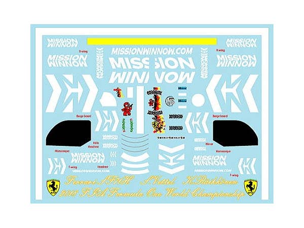 1/18 フェラーリ SF71H 日本GPロゴ (ブラーゴ用)