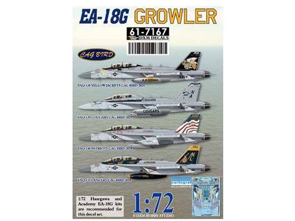 1/72 (61-7167) アメリカ海軍EA-18G CAG Birds コレクション ( VAQ-138、VAQ-139、VAQ-140,VAQ-131)