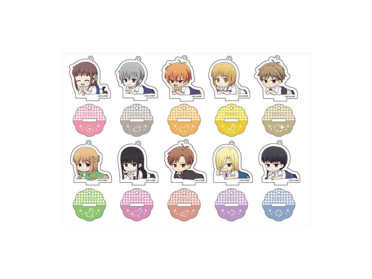 TVアニメ フルーツバスケット ごろりんアクリルキーホルダーコレクション #2 1Box 10pcs
