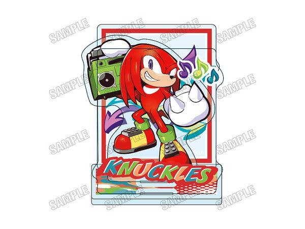 ソニック・ザ・ヘッジホッグ: 描き起こしミニアクリルジオラマ 4. ナックルズ