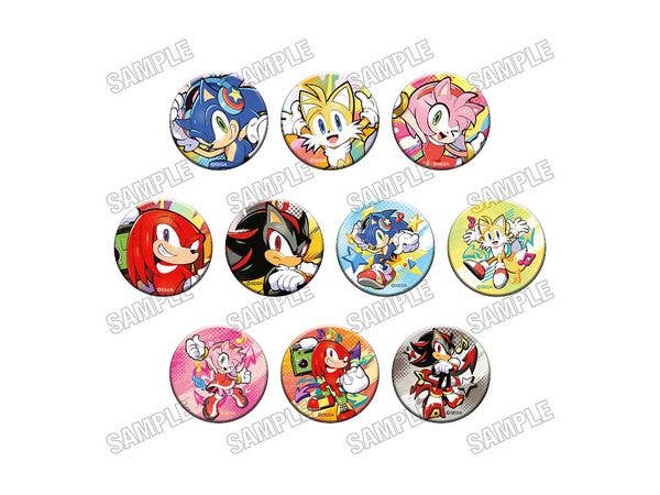 ソニック・ザ・ヘッジホッグ: 描き起こし缶バッジコレクション 1Box 10pcs