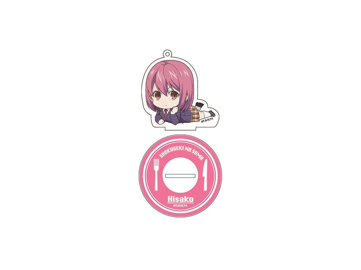 食戟のソーマ 神ノ皿 ごろりんアクリルキーホルダー 5 新戸緋沙子