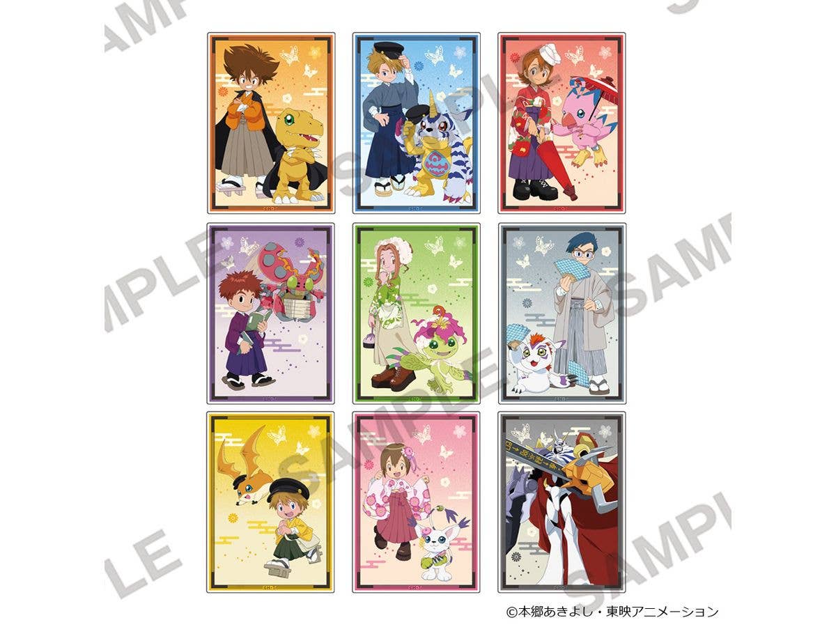 デジモンアドベンチャー: オーロラアクリルカード 1Box 9pcs