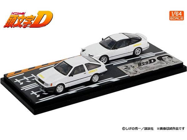 1/64 頭文字D セットVol.21 武内樹レビン(AE85) & 健二180SX