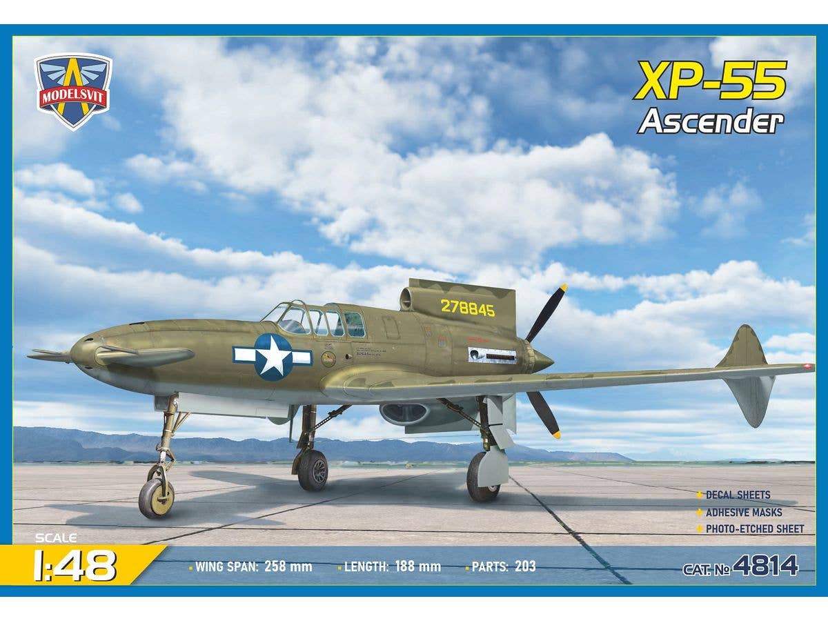 1/48 カーチス XP-55 アセンダー試作戦闘機 1号機