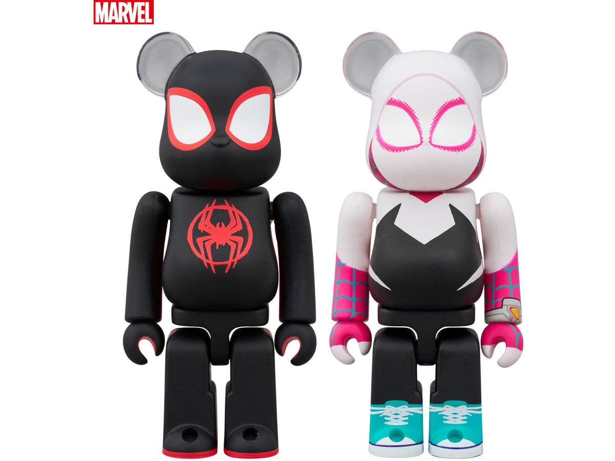 BE@RBRICK SPIDER-MAN(Miles Morales) & SPIDER-GWEN 2PCS SET