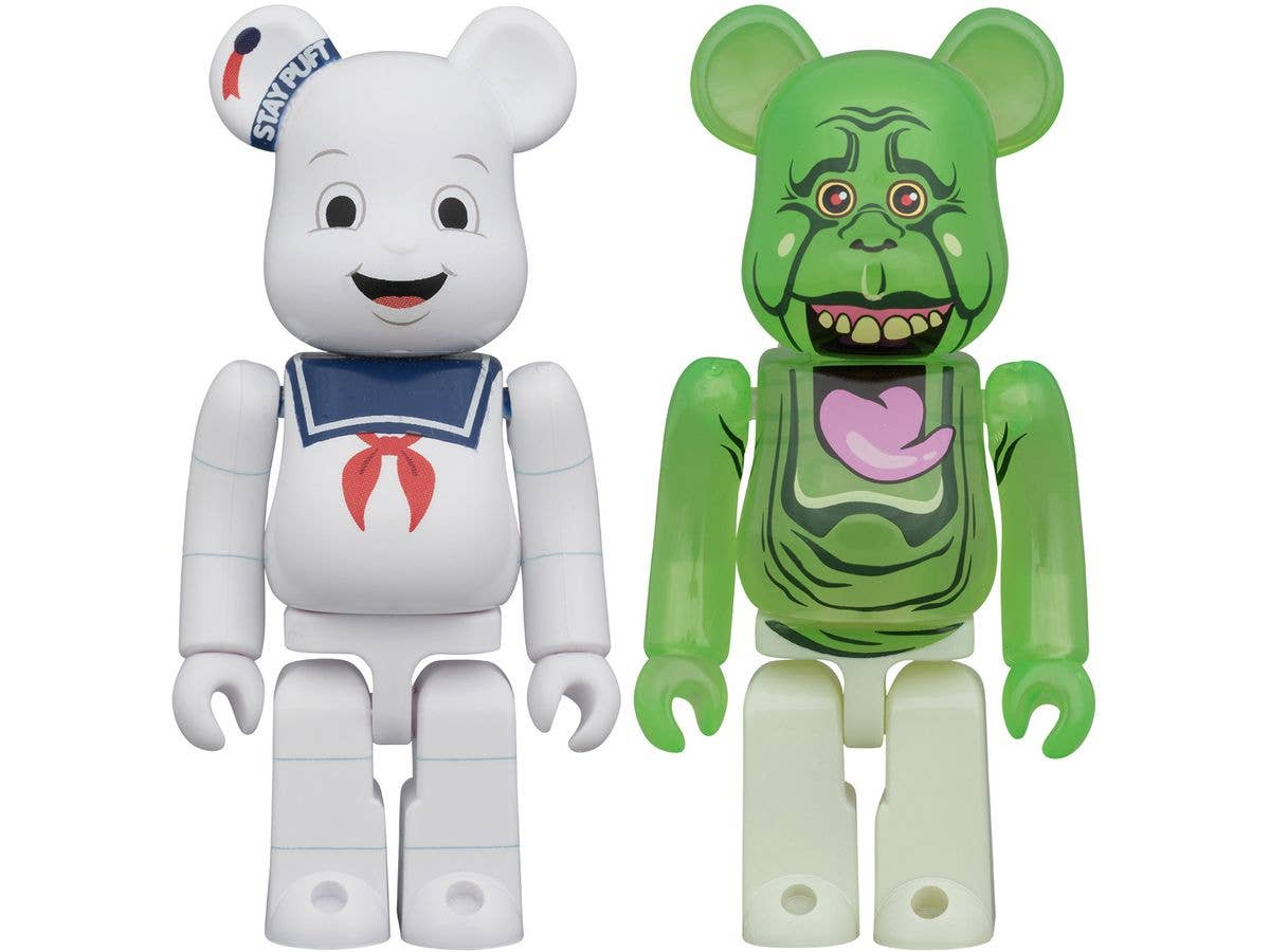 BE@RBRICK STAY PUFT MARSHMALLOW MAN & SLIMER 100パーセント 2PCS SET