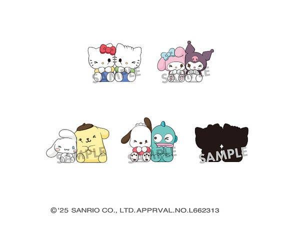 ぴたきゅーと サンリオキャラクターズ 1Box 4pcs