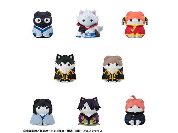 MEGA CAT PROJECT 銀魂 にゃん魂 ニャンニャンいっちゃうぜコノヤロー編 1Box 8pcs
