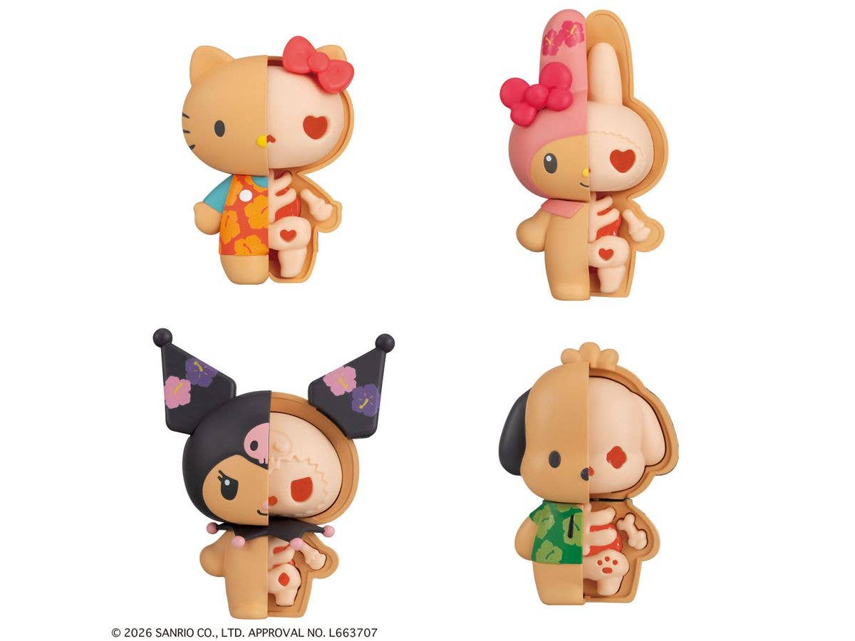 解体パズルFANTASY サンリオキャラクターズ トロピカルチェリーMix 1Box 4pcs