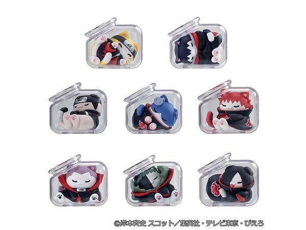 MEGA CAT PROJECT NARUTO-ナルト- 疾風伝 おやすみニャルト! あつまれ 暁 編 その1 1Box 8pcs
