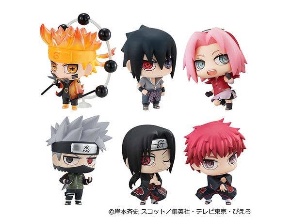 ちみメガシリーズ NARUTO-ナルト- 疾風伝 マスコットコレクション[1] 1Box 6pcs