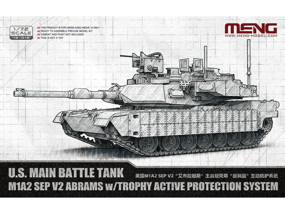 1/72 M1A2 SEP V2 エイブラムスw/ トロフィーアクティブ防護システム