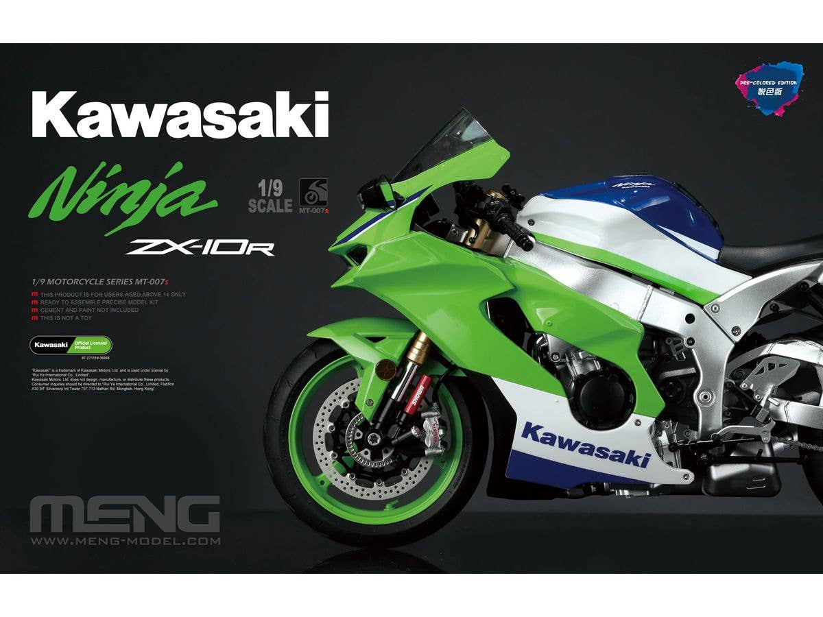 1/9 カワサキ Ninja ZX-10R (塗装済み)